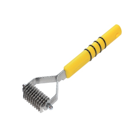 SLANATORE MANICO IN PLASTICA DURA – 10 DENTI