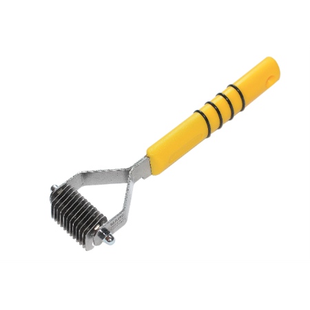 SLANATORE MANICO IN PLASTICA DURA – 12 DENTI